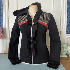 Black W Les Femmes Babylon Jacket/Hoodie Size US 6; Italy 42
